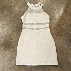 Tahari White Shift Dress